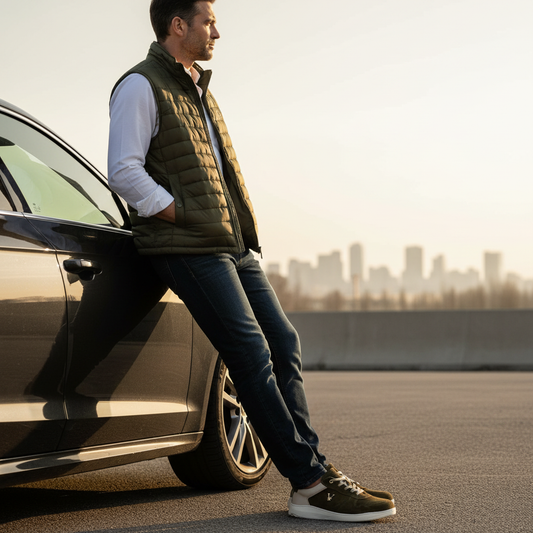 LÍA FOREST UNISEX: Zapatilla Barefoot en Piel Natural | Drop Cero