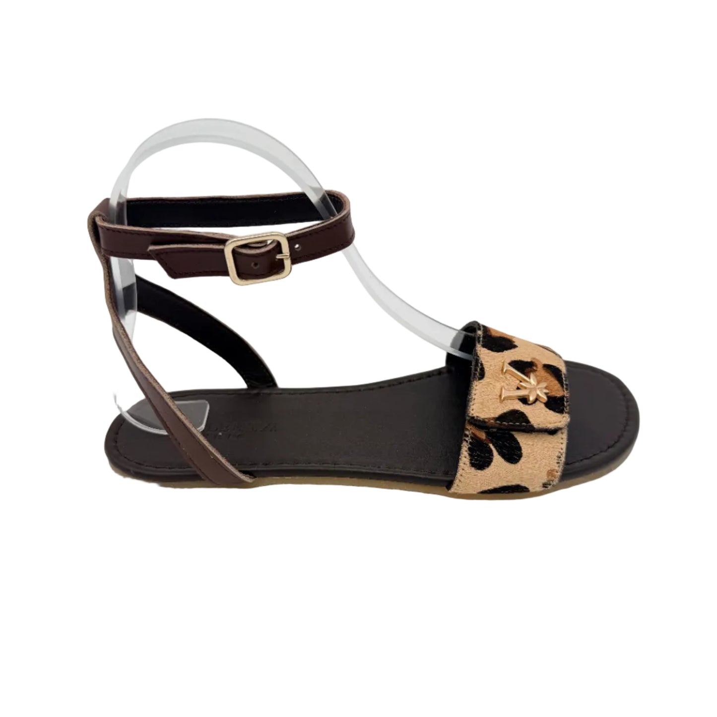 Sandalia barefoot JIMENA leopardo hecha en España · VALENTA UNIC