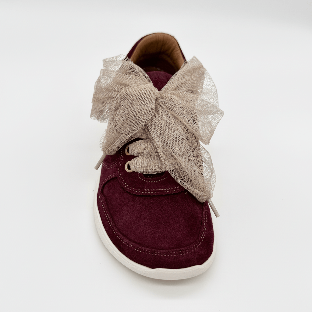 LÍA Borgoña: barefoot moderno con elegancia natural que se siente en cada paso. - VALENTA UNIC