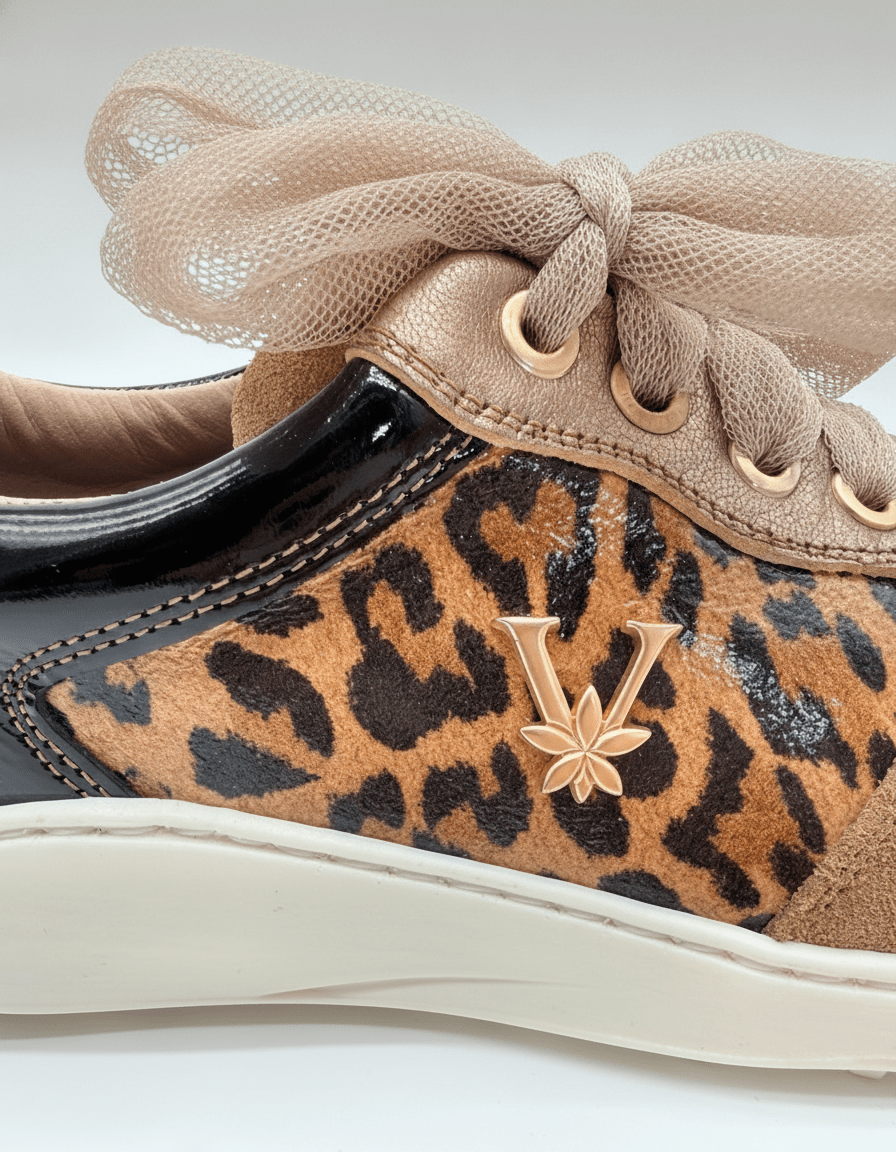 LÍA Chic [Black & Animal Print] - VALENTA UNIC