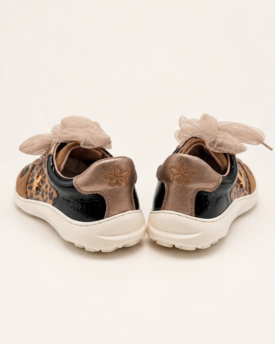 LÍA Chic [Black & Animal Print] - VALENTA UNIC