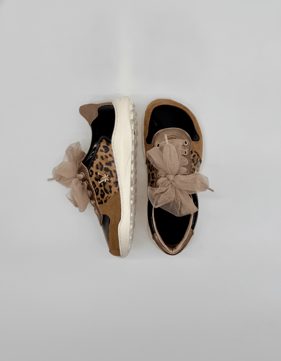 LÍA Chic [Black & Animal Print] - VALENTA UNIC