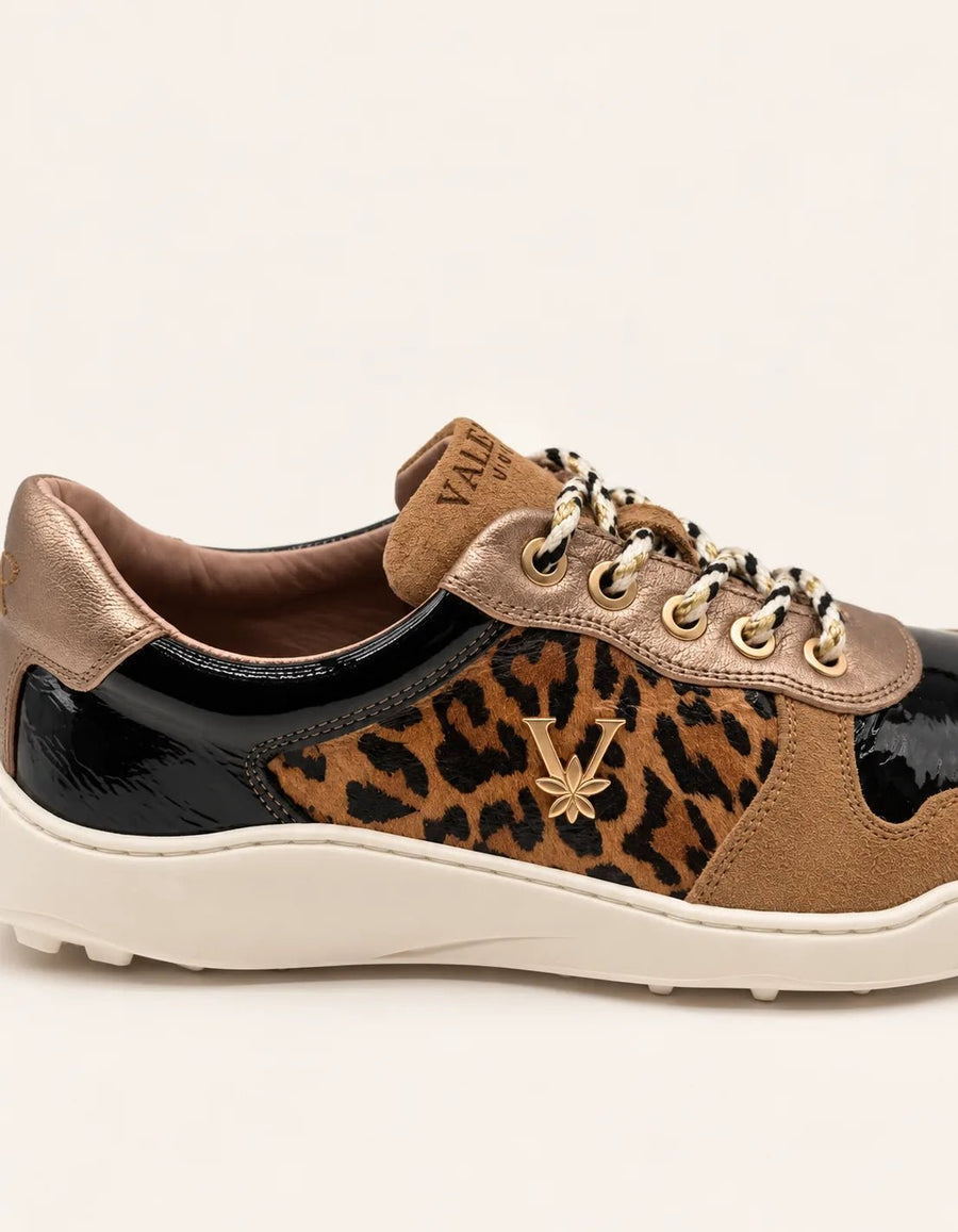 LÍA Chic [Black & Animal Print] - VALENTA UNIC