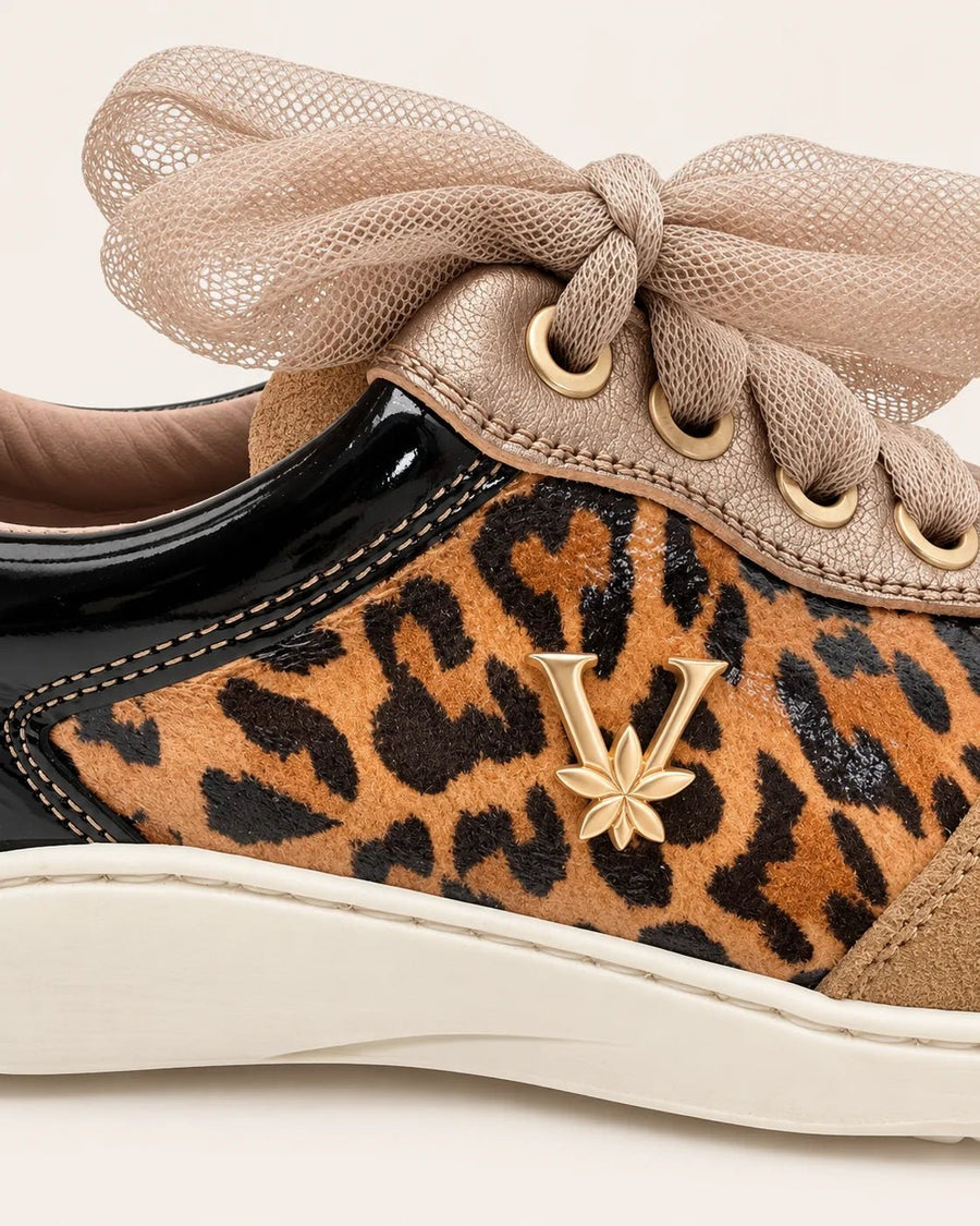 LÍA Chic [Black & Animal Print] - VALENTA UNIC