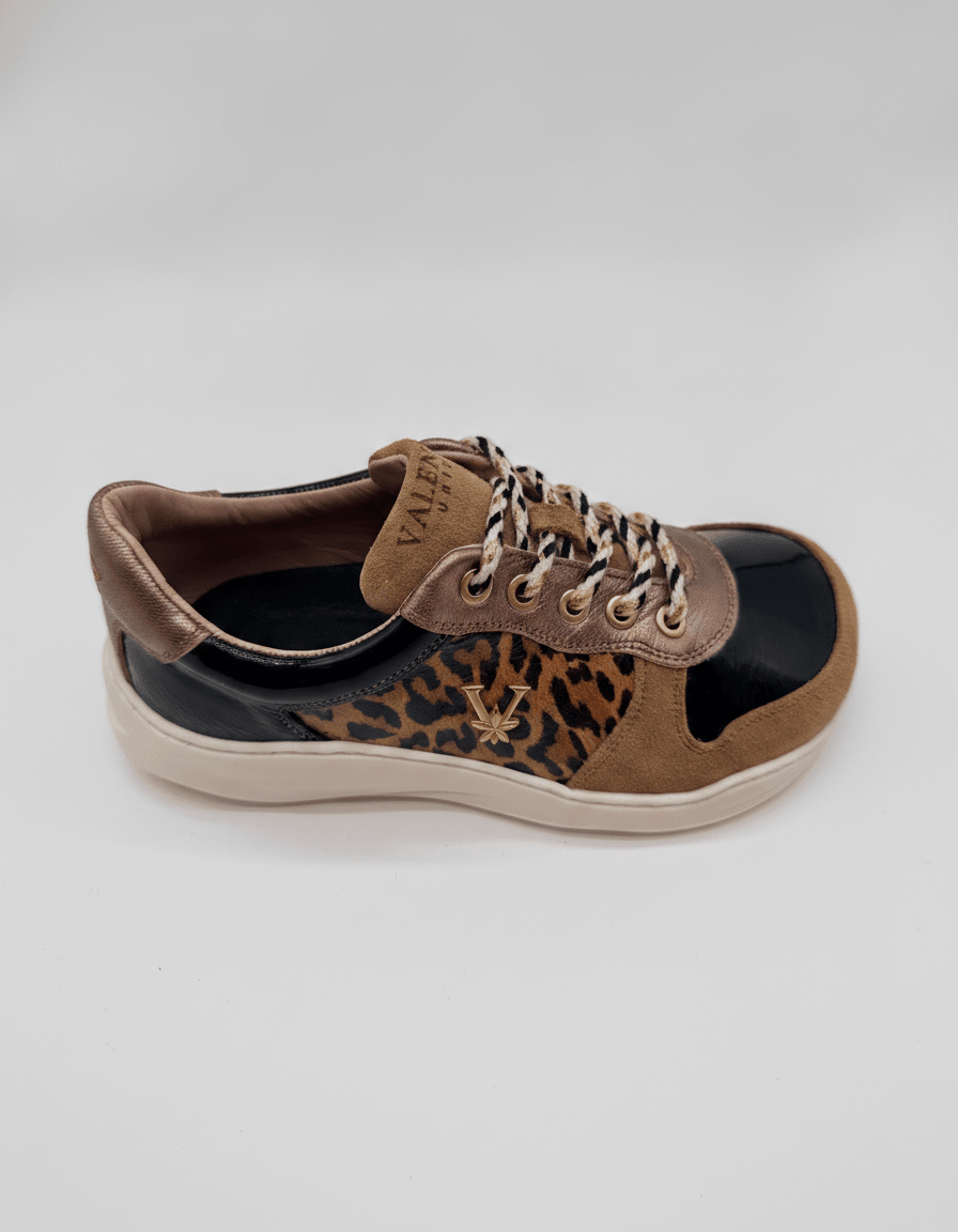 LÍA Chic [Black & Animal Print] - VALENTA UNIC