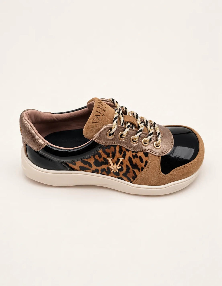LÍA Chic [Black & Animal Print] - VALENTA UNIC