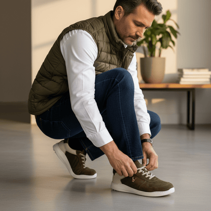 LÍA FOREST UNISEX: Zapatilla Barefoot en Piel Natural | Drop Cero - VALENTA UNIC