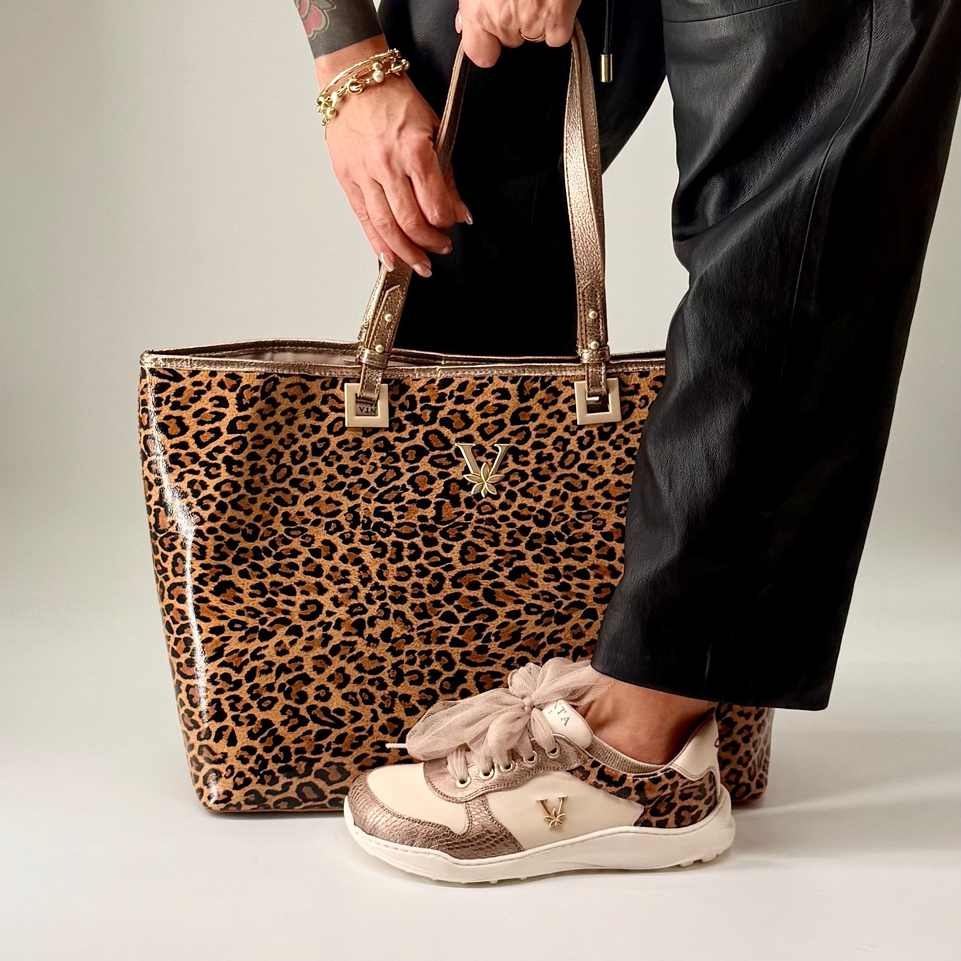 LÍA Marfil [Nata & Animal Print] - VALENTA UNIC