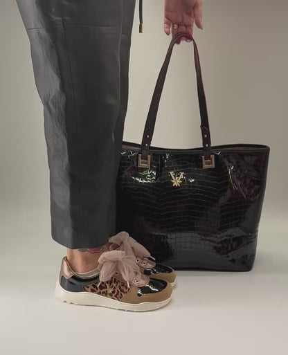 LÍA Chic [Black & Animal Print]